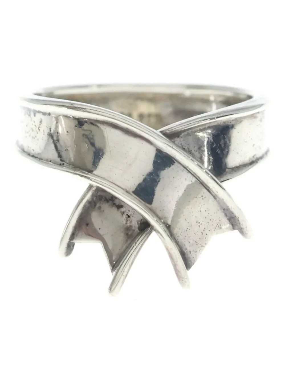Tiffany & Co Ribbon Ring 925 Sterling Silver